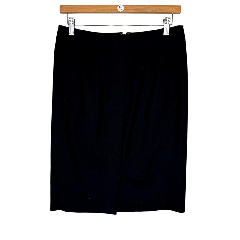 Talbots Basic Black Knee Length Zipper Closure Bu… - image 1